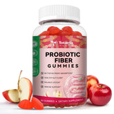 Totaria Gommes Fibre Probiotiques 9-en-1 en bouteille, soutien potentiel à la régularité digestive.