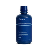 Trace Minerals Colloïdaux: bouteille versement soutient l'équilibre minéral quotidien.