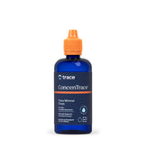 Trace Minerals ConcenTrace: bouteille et compte-gouttes pour reminéraliser l’eau facilement.