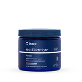 Trace Minerals Keto Electrolyte poudre-bouteille pour hydratation pratique pendant l'entraînement.