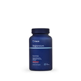 Trace Minerals Magnesium Gummies dans la bouteille, saveur pastèque, pratique à emporter.