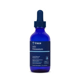 Trace Minerals Potassium ionique en bouteille, apport potentiel pour l'équilibre électrolytique.