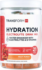 TransformHQ Hydration sachets individuels saveur fruits, pratique en déplacement