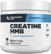 Transparent Labs Creatine HMB, poudre incolore: soutien potentiel à la masse maigre.