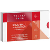 TRAVELSANA Pycnogenol et Gingembre – bouteille montrant les capsules, soutien potentiel à la circulation.