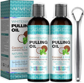 TRCSNCGP huile coco pulling bouteille 250ml pour haleine fraîche