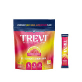 TREVI électrolytes sans sucre – emballage et ouverture faciles.