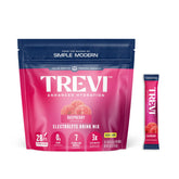 TREVI Electrolytes sans sucre, sachet framboise prêt à hydrater rapidement.