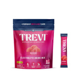 TREVI électrolytes sans sucre framboise, sachets 8, réhydratation pratique et savoureuse.