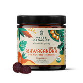 TRIBE ORGANICS Gommes Ashwagandha — bouteille couleur énergie douce pour l'enfant