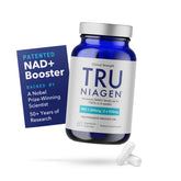 TRU NIAGEN PRO bouteille en gros plan, soutient l'énergie cellulaire au quotidien.