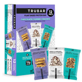 TRUBAR barres protéine à base de plantes chocolat couvert – collation gourmande en déplacement.