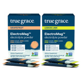 True Grace ElectroMag pamplemousse emballage, hydratation rapide sans sucre.