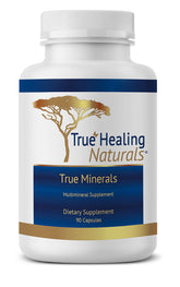 True Healing Naturals True Minerals, bouteille-pilules, soutien énergie quotidien.