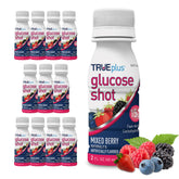 TRUEplus Glucose Shots bouteille ouverte pratique pour énergie rapide