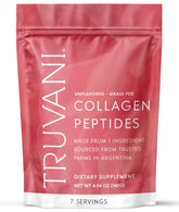Truvani collagène hydrolysé en bouteille sans saveur, usage quotidien.