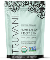 Truvani protéine pois menthe chocolat en sachet pour shake riche et protéiné