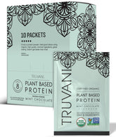 Truvani protéine pois mint-chocolat: sachet-portion-unique pour shake pratique en déplacement
