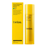Twice Immunity Rinse: bouteille avec pompe pour usage quotidien.