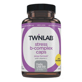 Twinlab Stress B-Complex : bouteille de capsules prête pour l'énergie quotidienne.