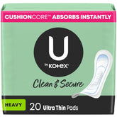 U by Kotex ultra-mince protéction forte pour la journée