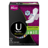 U par Kotex protections hygiéniques ultra-minces avec ailes pour flux lourd.