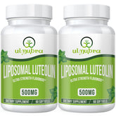 Ulmubra Liposomal Luteolin — bouteille 500 mg pour une absorption potentiellement optimisée.