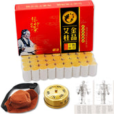 Uloveido rouleaux moxibustion 54 pièces, réchauffent les méridiens pour une détente ciblée.