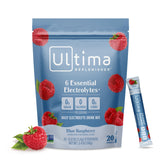 Ultima Replenisher stickpack bleu-framboise pour hydratation quotidienne sans sucre