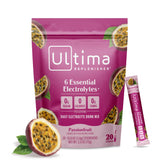 Ultima Replenisher poudre electrolytique saveur fruit de la passion, hydratation naturelle sans sucre