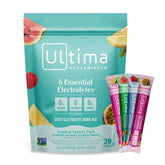 Ultima Replenisher sachets électrolytes framboise bleue – hydratation naturelle sans sucre