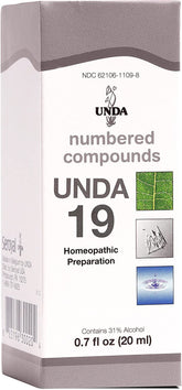 UNDA 19 Composés Numérotés - bouteille, usage quotidien sûr et pratique.