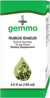 UNDA Gemmo Therapy Framboise – bouteille bourgeons et jeune tige, usage quotidien potentiel