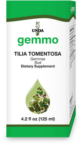 UNDA Gemmo Therapy Tilia Tomentosa — bouteille gouttes, extrait naturel pour un drainage potentiel