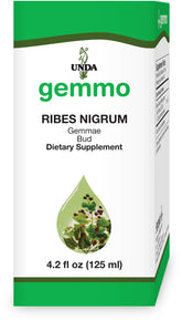 UNDA Gemmothérapie Ribes Nigrum – bourgeons: soutien potentiel au drainage biologique.