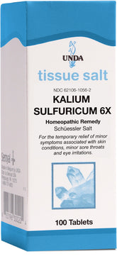 UNDA Kalium Sulfuricum 6X – flacon pratique pour une utilisation quotidienne à domicile