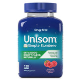 Unisom Simple Slumbers, bouteille 120, soutien potentiel au sommeil.