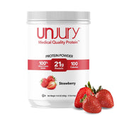 Unjury Poudre Whey Fraise – Boîte : protéine de haute qualité pour smoothies rapides