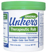 Unkers Pommade thérapeutique, flacon, soulage les douleurs articulaires.