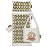 UNMERA tapis-acupression fleurs-piques : soutien du dos et détente profonde.