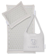 UNMERA tapis acupression lin naturel – stimulation douceur pour détente du dos