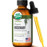 UpNature huile romarin pure pour cheveux, revitalise les cheveux et apporte de la brillance.