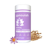 UpNourish Ashwagandha Safran Probiotiques – bouteille pour soutien émotionnel et concentration