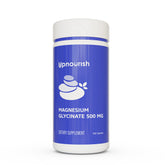 UpNourish magnésium glycinate 500 mg – emballage pour soutien général potentiel