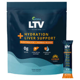 UpWellness LTV, poche d'hydratation au citron prête à verser dans un verre pour une hydratation agréable