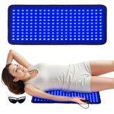 UTK tapis thérapie bleu et rouge, grand format pour le corps, relaxation possible.