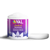 VAL Crème de massage 8oz — bouteille pratique pour masse et détente.