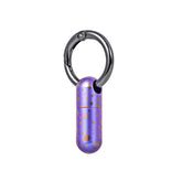 Porte-clé VANSU pilules en titane avec anneau, pratique et sûr.