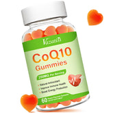 Gommes Vazatisi CoQ10 dans une bouteille, potentiel soutien énergie quotidienne.