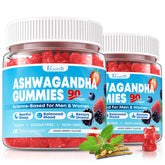 Gommes Vazatisi Ashwagandha dans une bouteille scellée, pratique à emporter